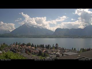 weather Webcam Oberhofen am Thunersee (Thunersee)