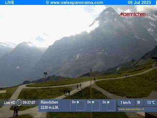 Wetter Webcam Grindelwald (Berner Oberland, Jungfrau Region)