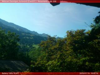 Wetter Webcam Diemtigen (Wiriehorn, Grimmialp, Naturpark Diemtigtal)