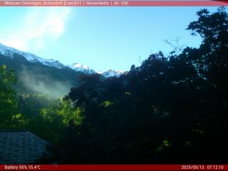 Wetter Webcam Diemtigen (Wiriehorn, Grimmialp, Naturpark Diemtigtal)