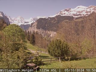 weather Webcam Wengen (Bernese Oberland, Jungfrau Region)
